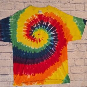 Colorful Tie-Dye Short Sleeve Tee